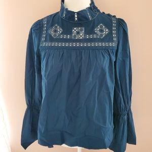 Free People Another Eternity Top in Teal Jewel size XS